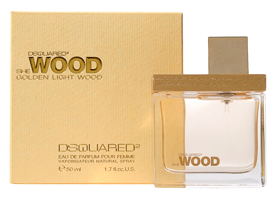 Купить духи Dsquared 2 She Wood Golden Light Wood — женская туалетная вода, парфюм Дискваред 2